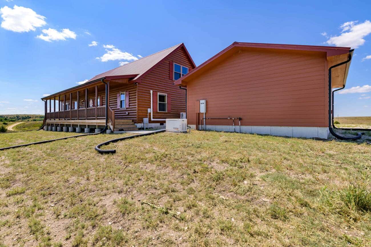 Home and garage in Russell KS