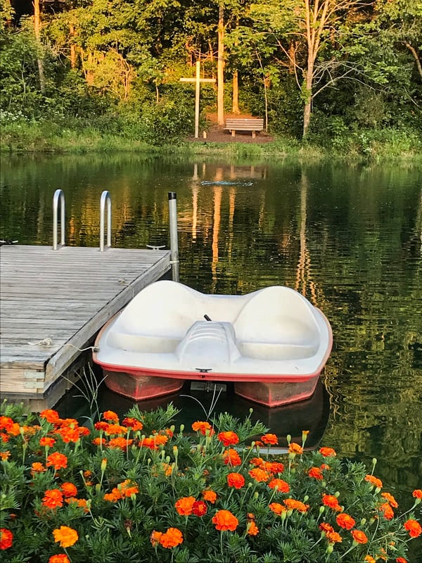 boat at cabin in oldenburg indiana 1