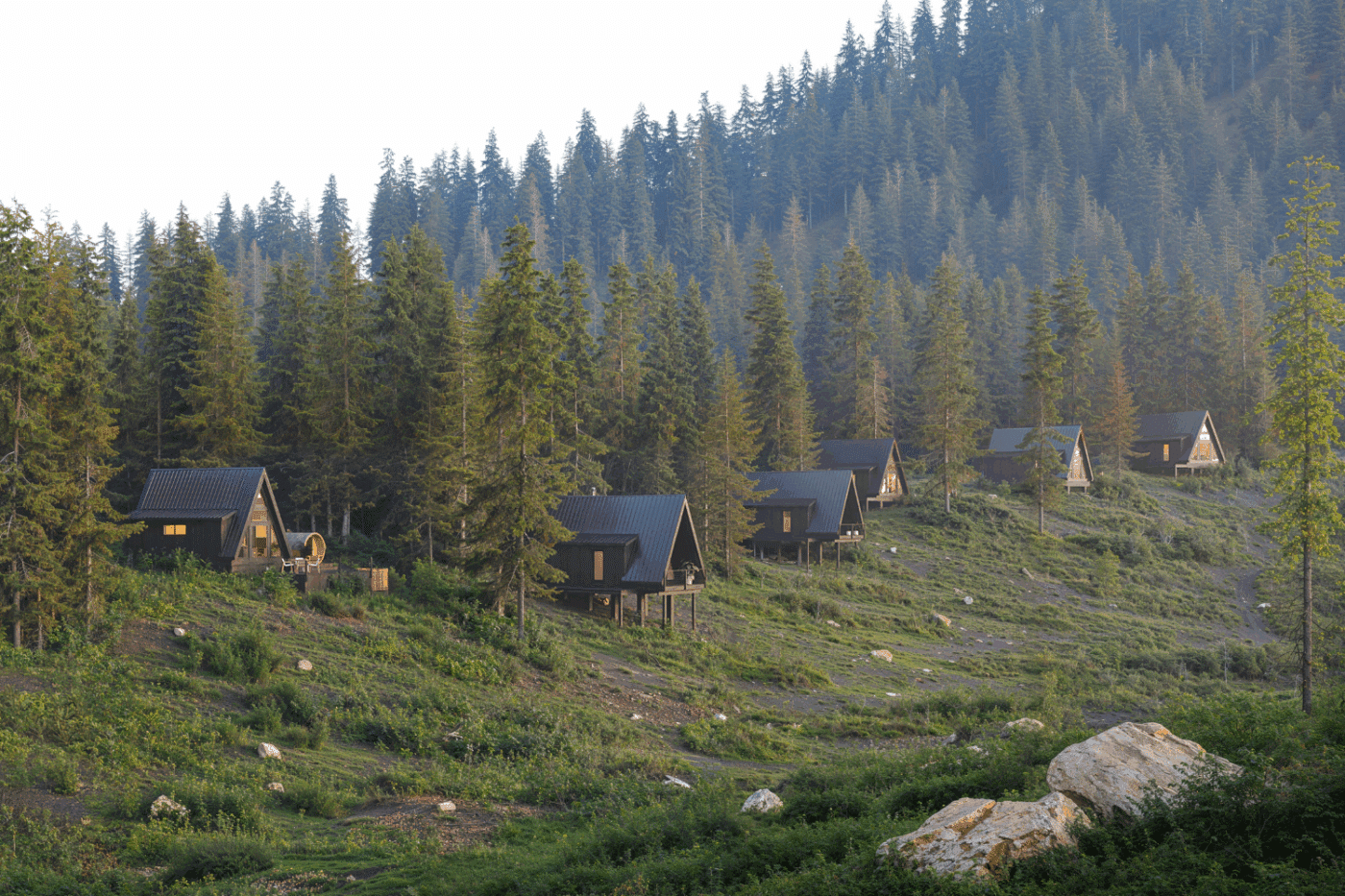 A Frame Cottage smaller Modular Cabins