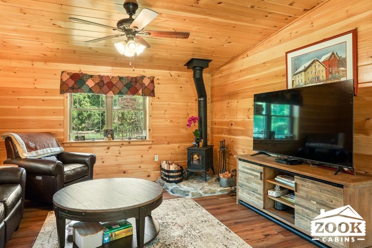 log home Living room in phillipsburg NJ