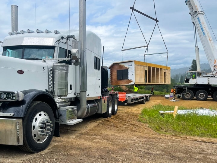 prefab cabin in Garden Valley ID 4
