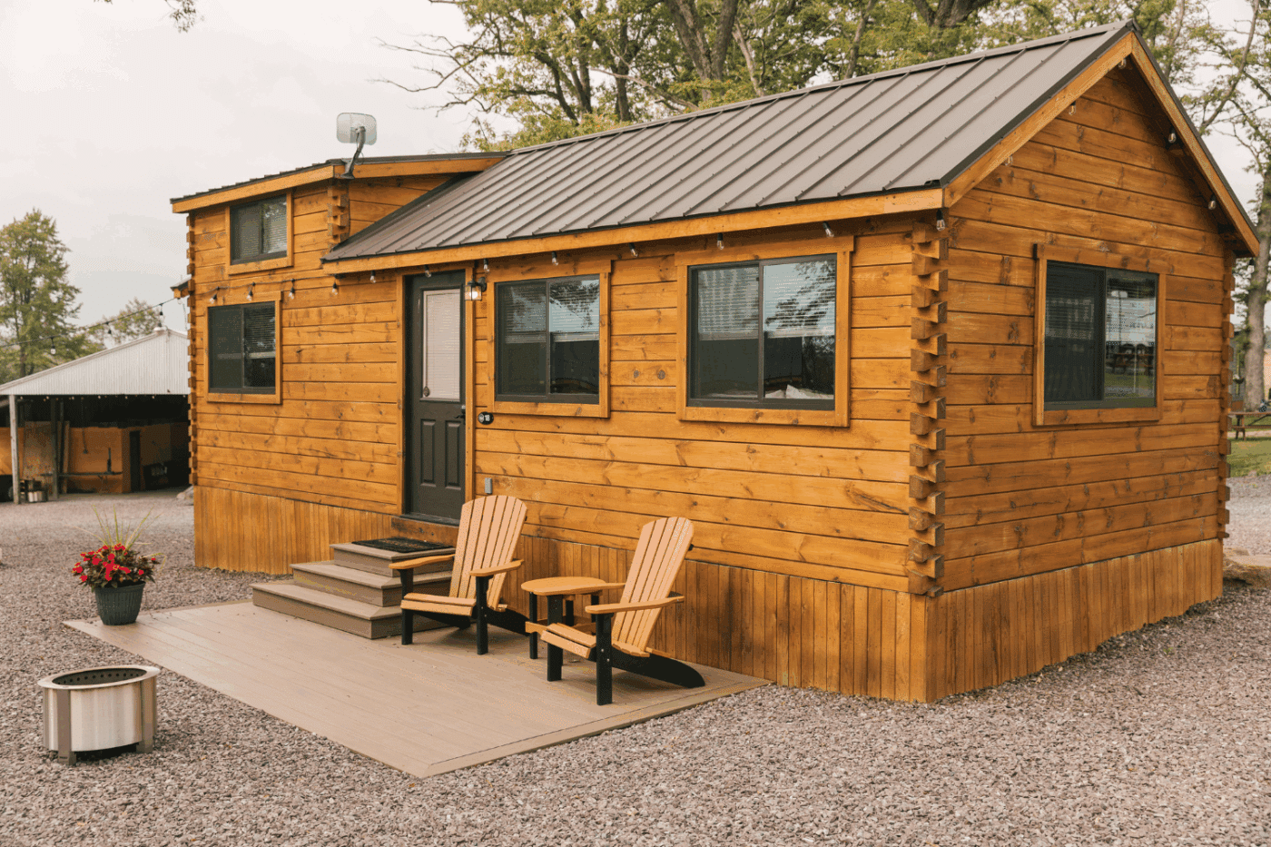 Pinecrest Park mode tiny home in Friedens Pa at Somerset Resort