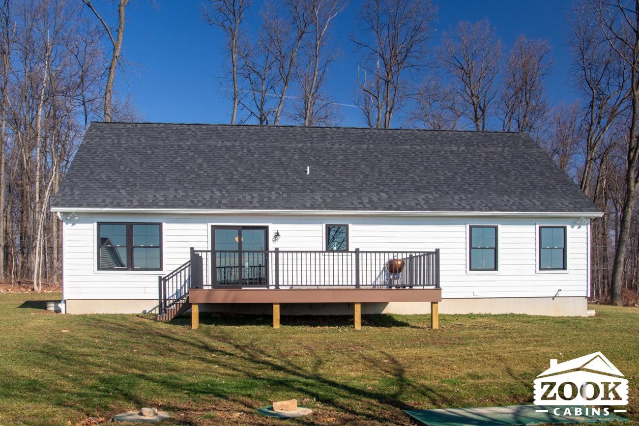 Homestead Modern Cabin Psy Homes Backyard Elevation