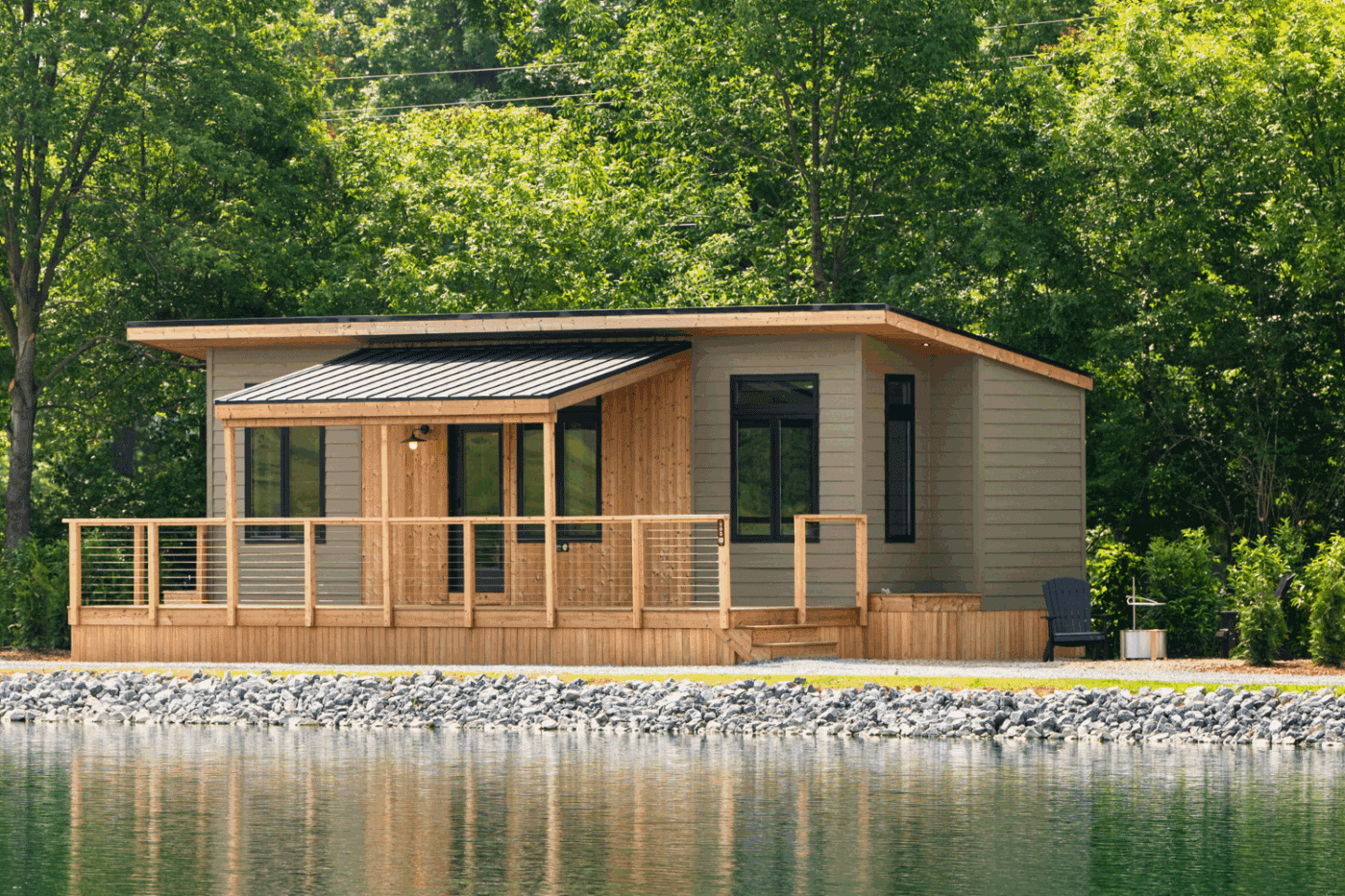 Sonoma park model tiny home at red run resort in new holland pa site 105