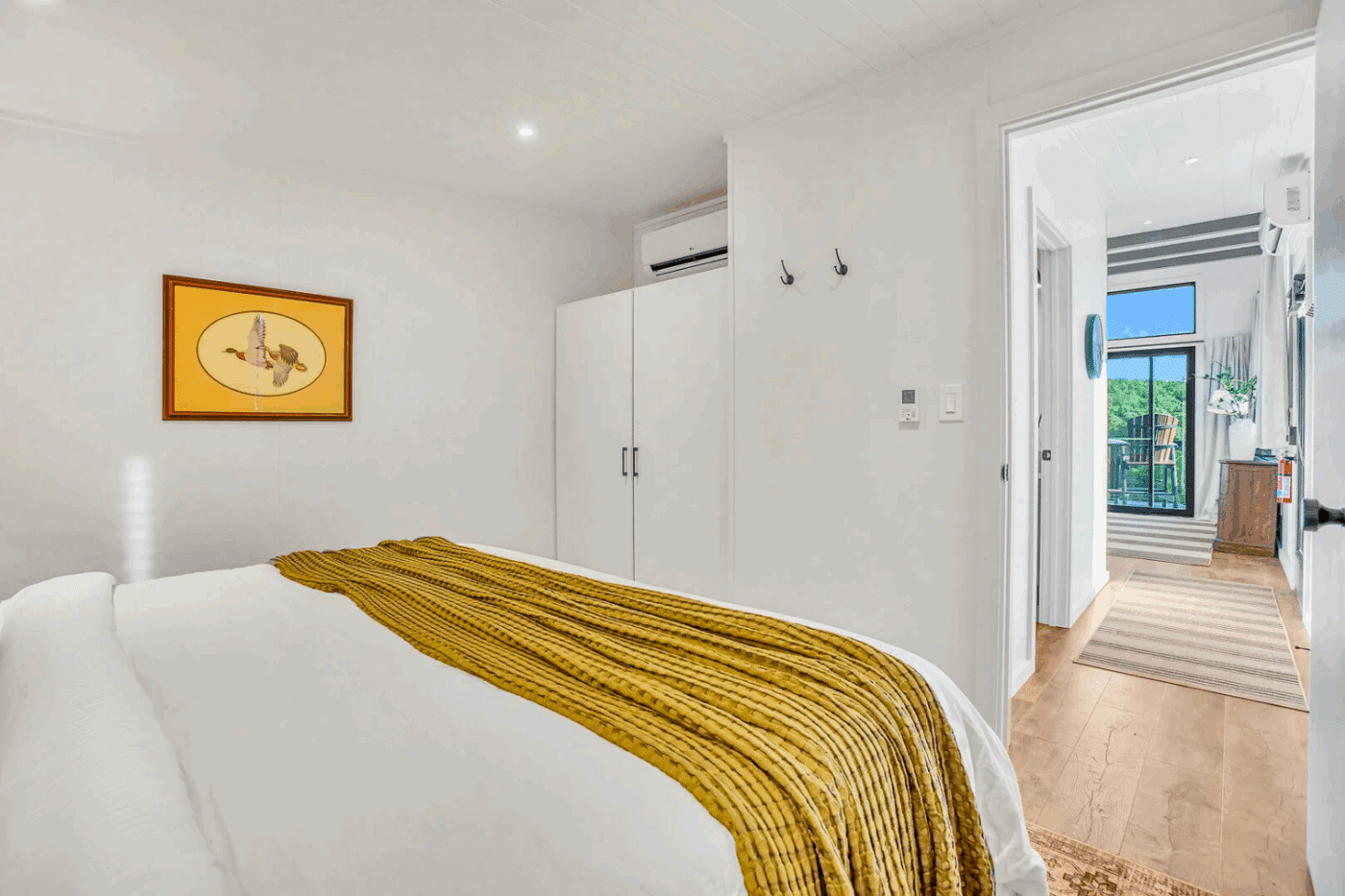 Rockwood bedroom in warfordsburg pa with large storage closet built by Psy Homes