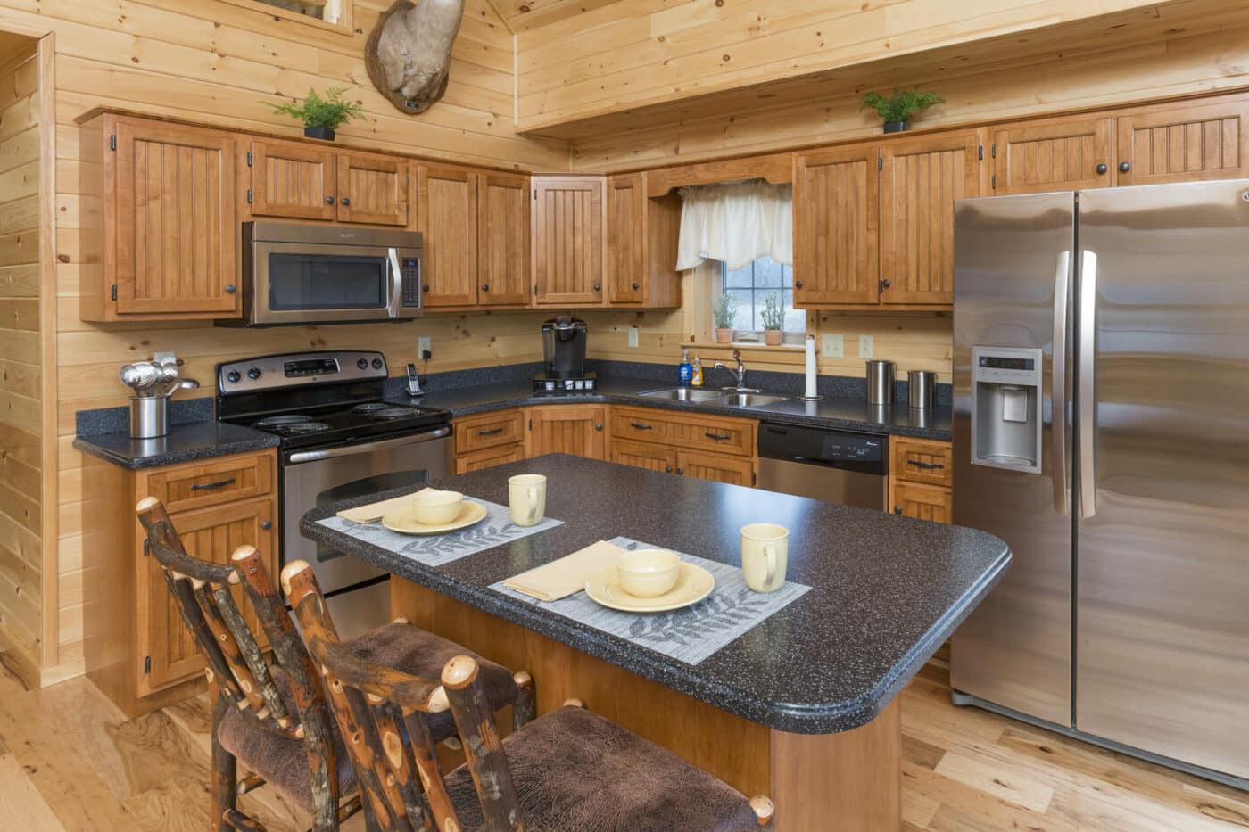 cabin kitchen building ideas