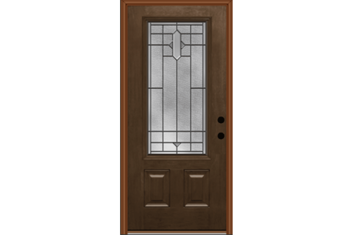 12 lite signet stained door option