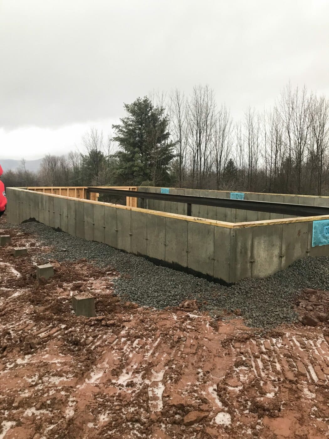 foundation for cabin in jewett new york