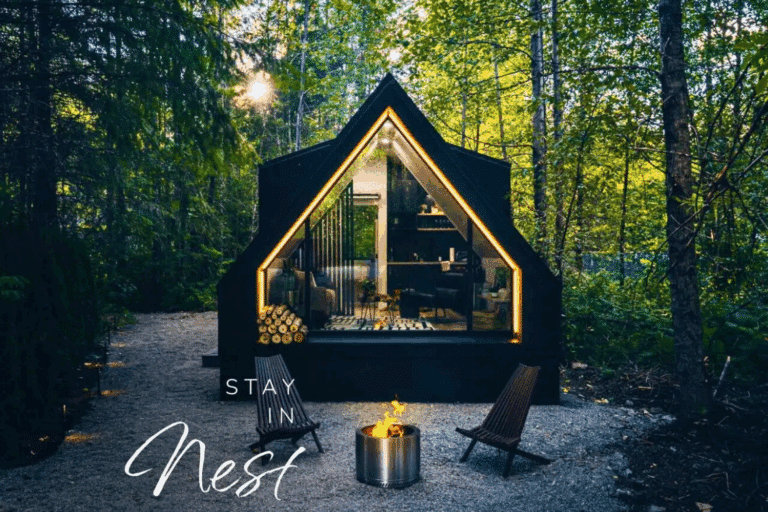 A Frame Park Model In Skykomish Washington built and designed by Psy Homes