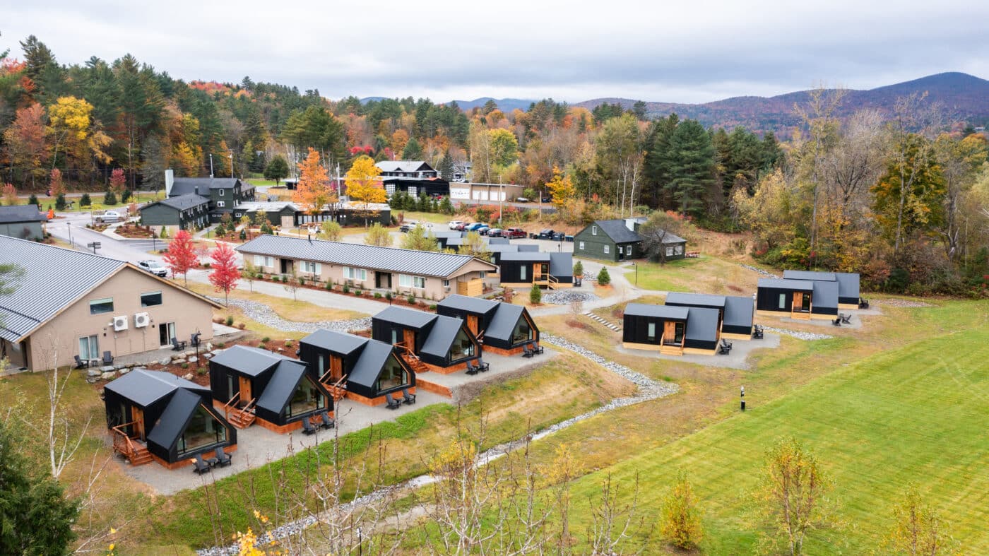 A Frame Park Models at Waterton Resort in Stowe VT 7