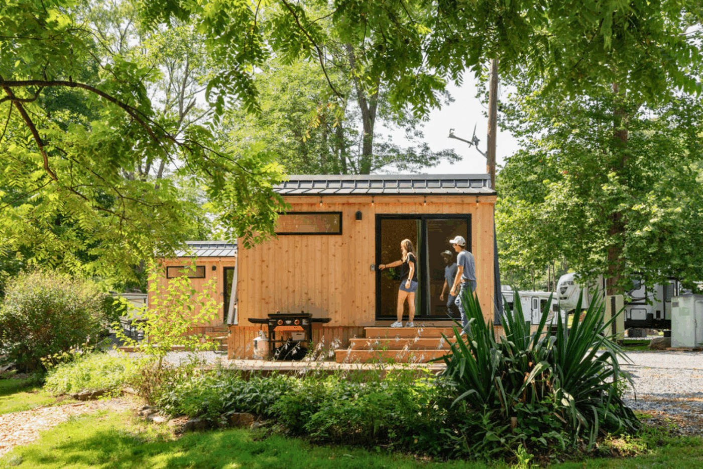 sliding glass side entry door campsite 30 custom built a frame podpng