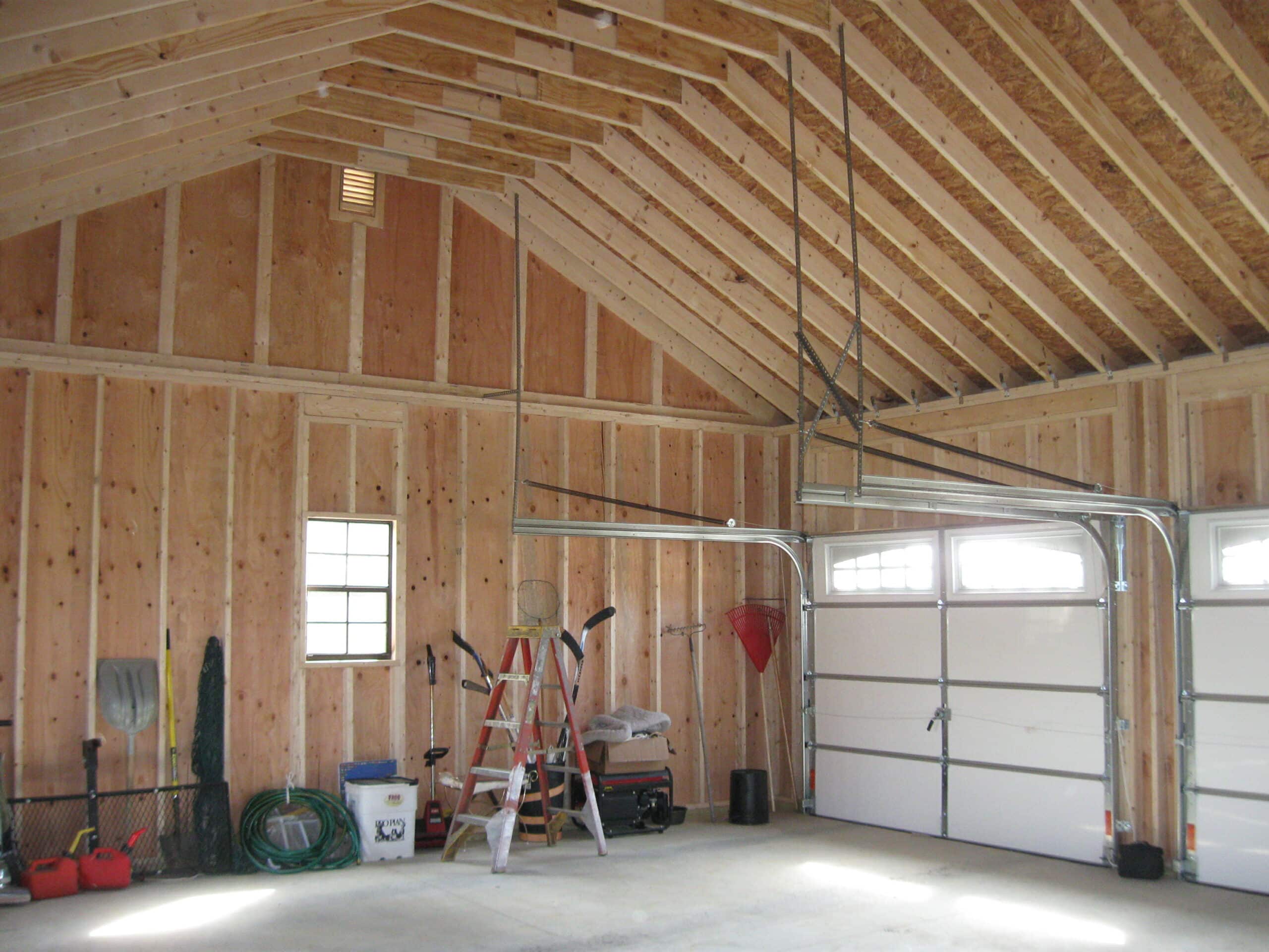 prefab garage interior