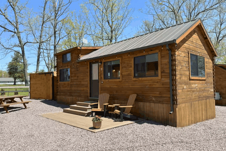 Pinecrest Park model tiny home in Friedens Pa built and designed by Psy Homes