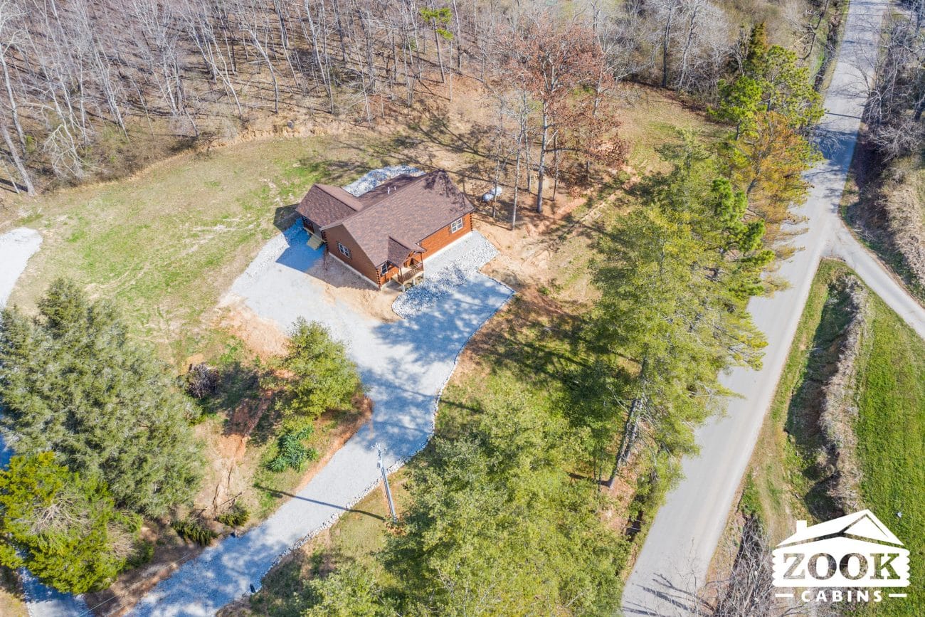 modular cabin log home in la follette tn
