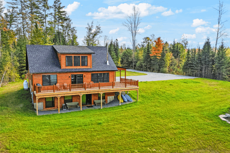 Energy Efficient Avon log cabins built by Psy Homes
