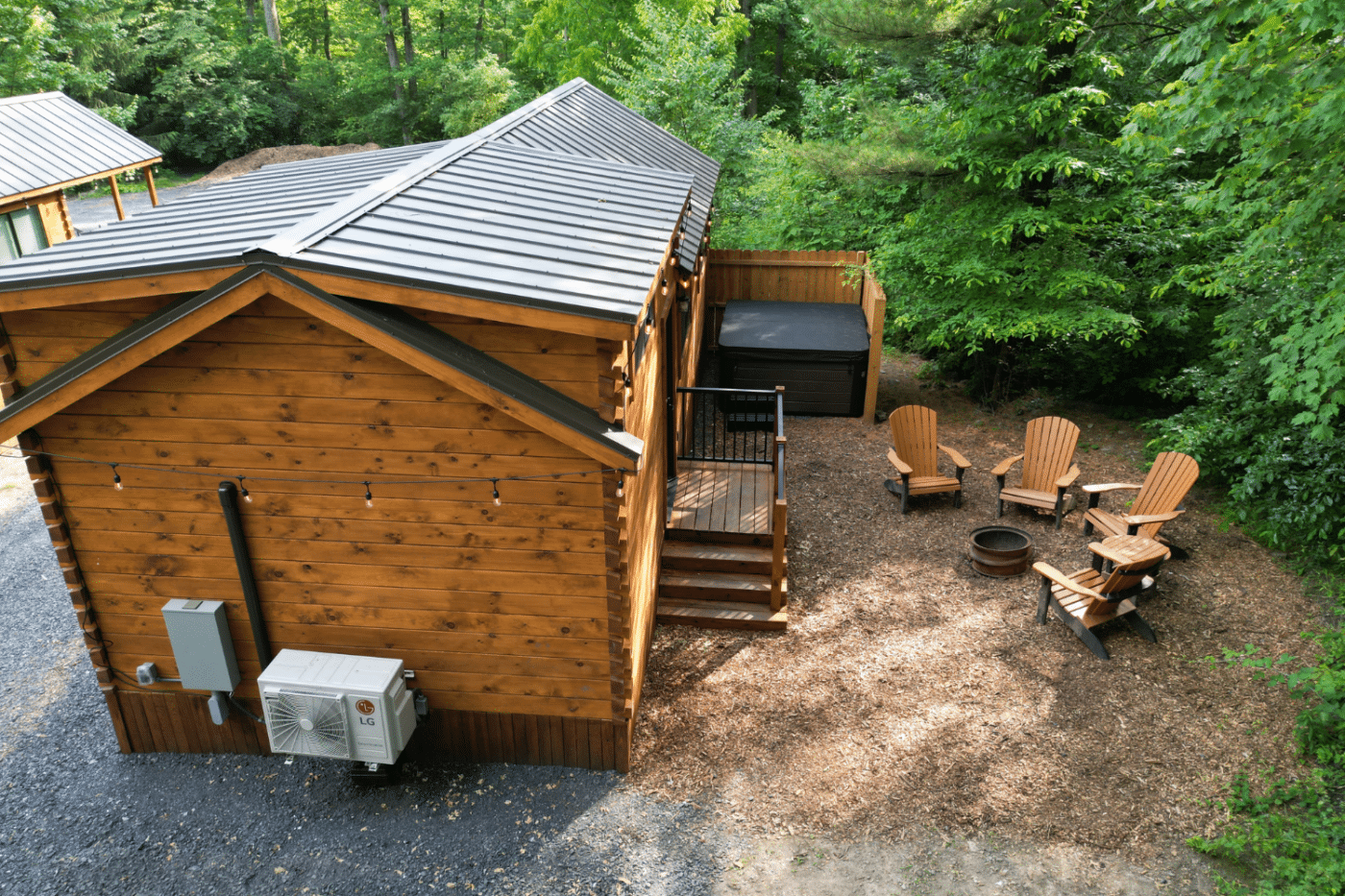 cozy cabin camping in milroy pa cabins built by Psy Homes