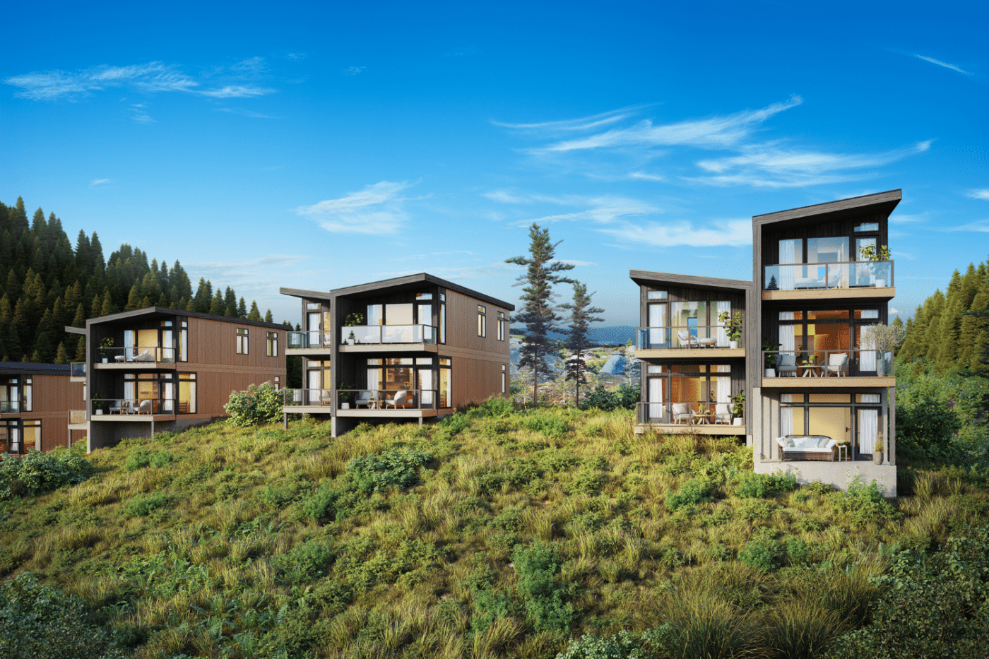 Walden stack mountain resort set up for modern outdoor adventures