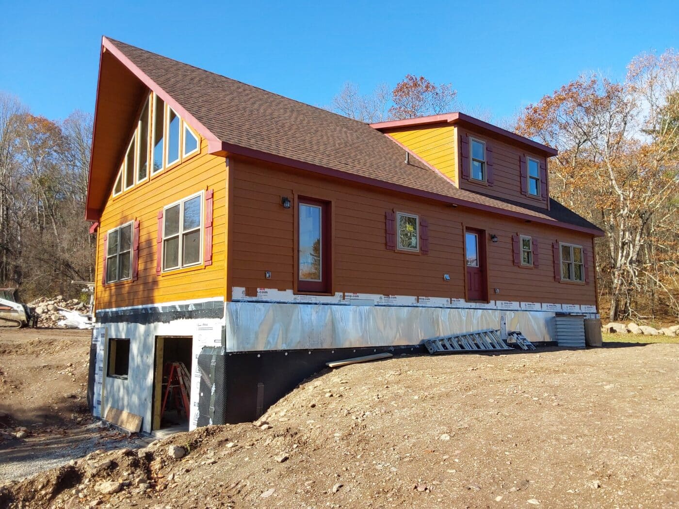 26'x48' Tarn in Greenwich NY on basement foundation