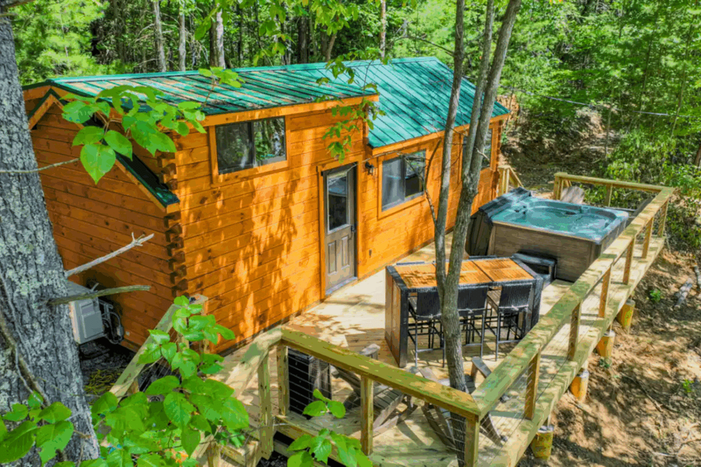 Pincerest park model tiny home in Campton Kentucky built and designed by Psy Homes