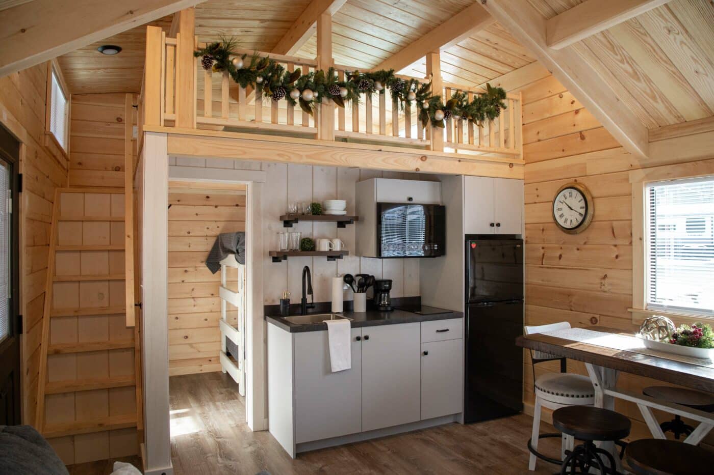 Pinecrest Park Model in Winter Wonderland