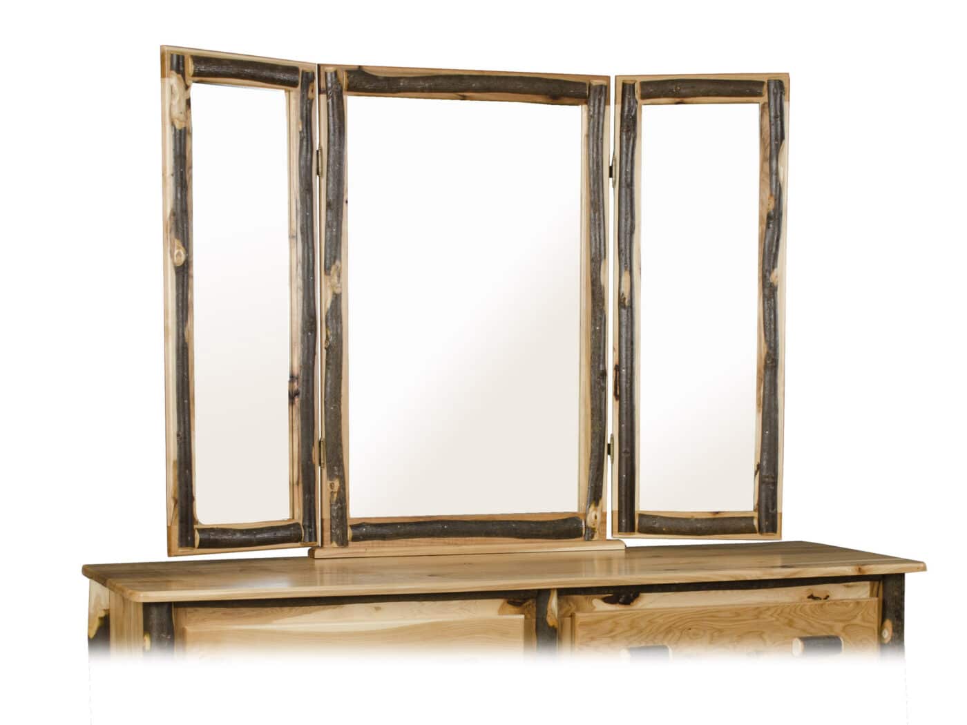 tri view mirror cabin bedroom furniture