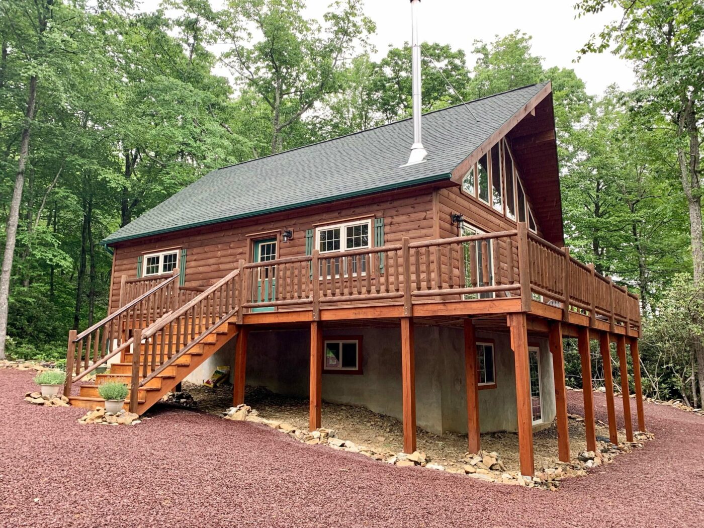 chalet log cabin in Colorado