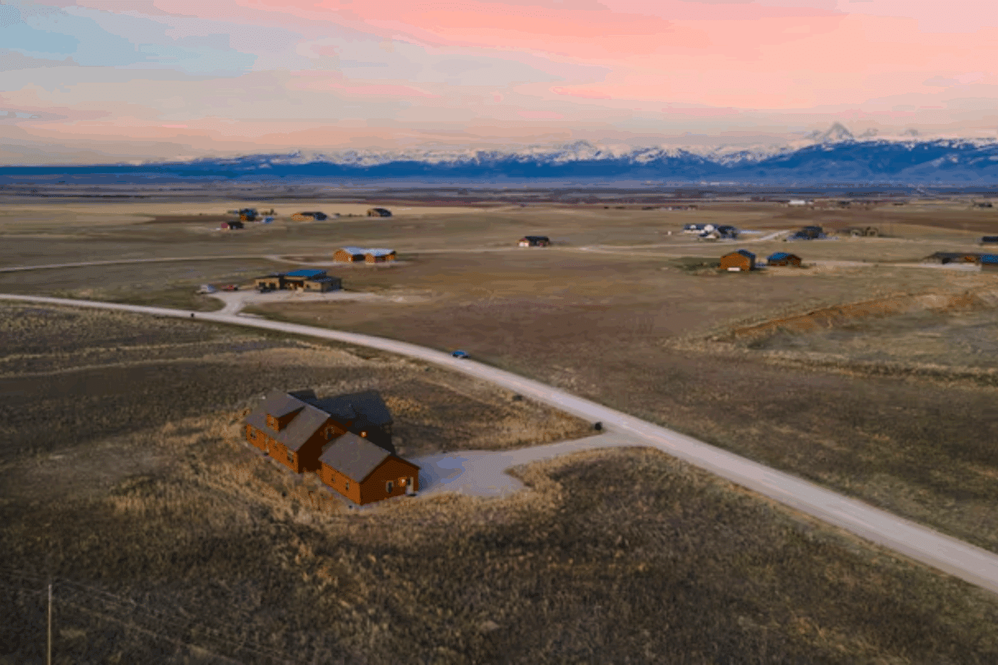 Canyon Lodge in Driggs Idaho with Teton National Park Views