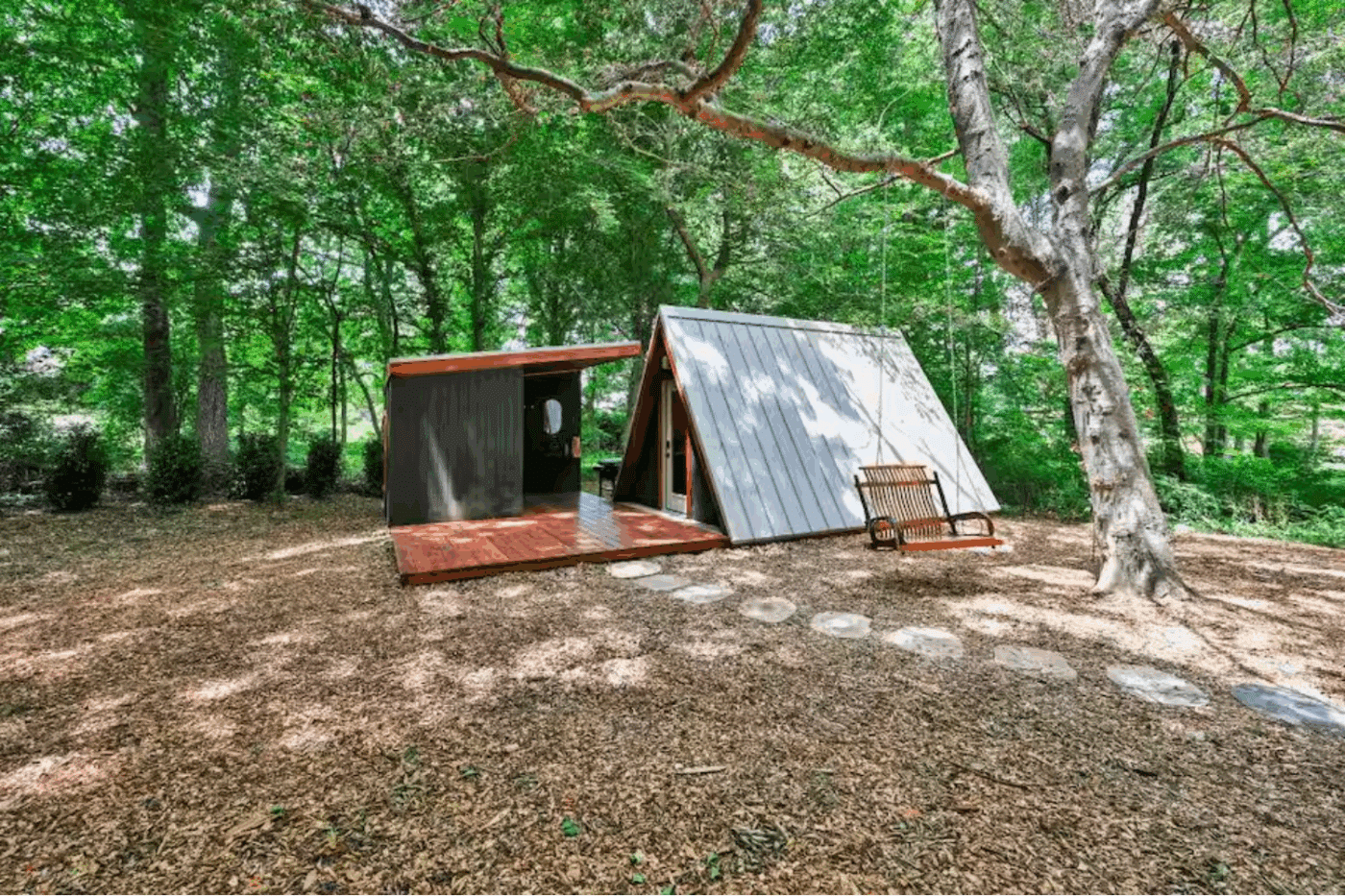 Vista Glamping pod in atglen pa built and designed by Psy Homes
