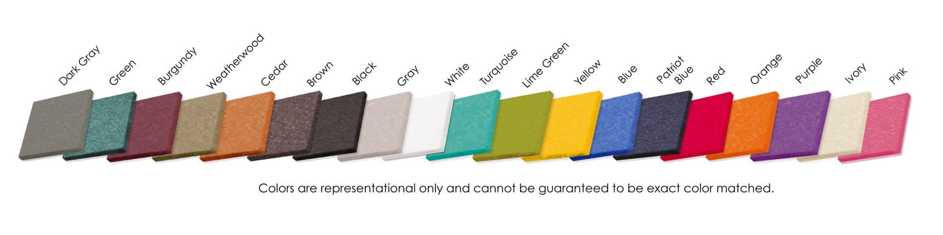 poly furniture colors