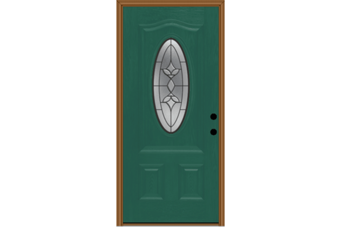 painted door styles oval
