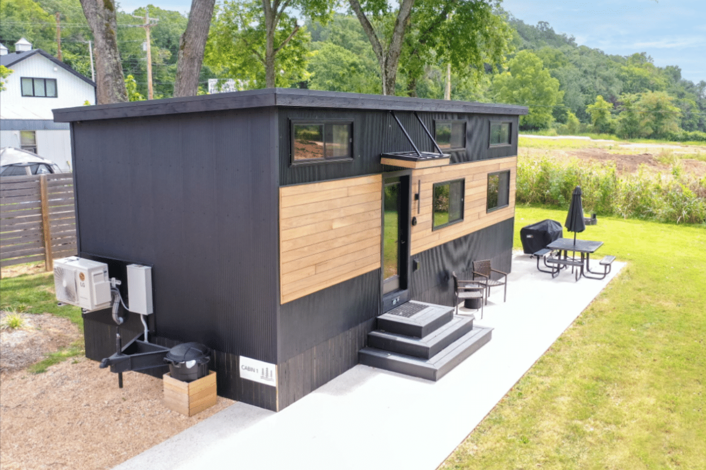 Cascade park model glamping space in Branson MO