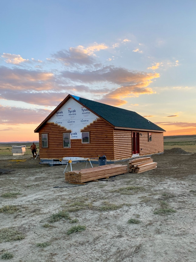 sunset ridge Prefab cabin in medicine bow wy