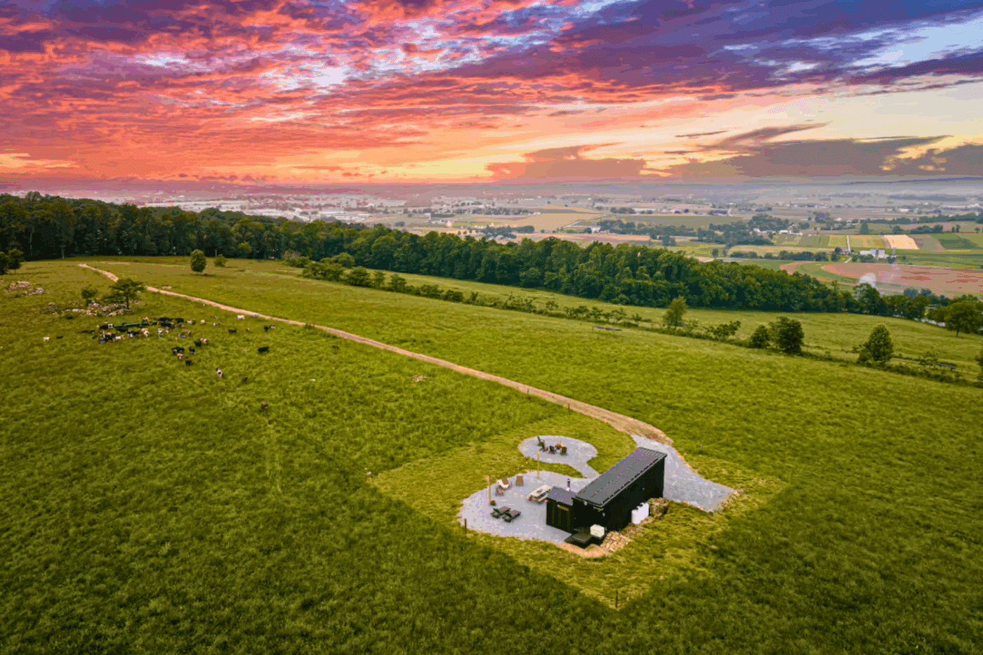 Off grid Nook Family peak park model tiny home built in Gap Pa