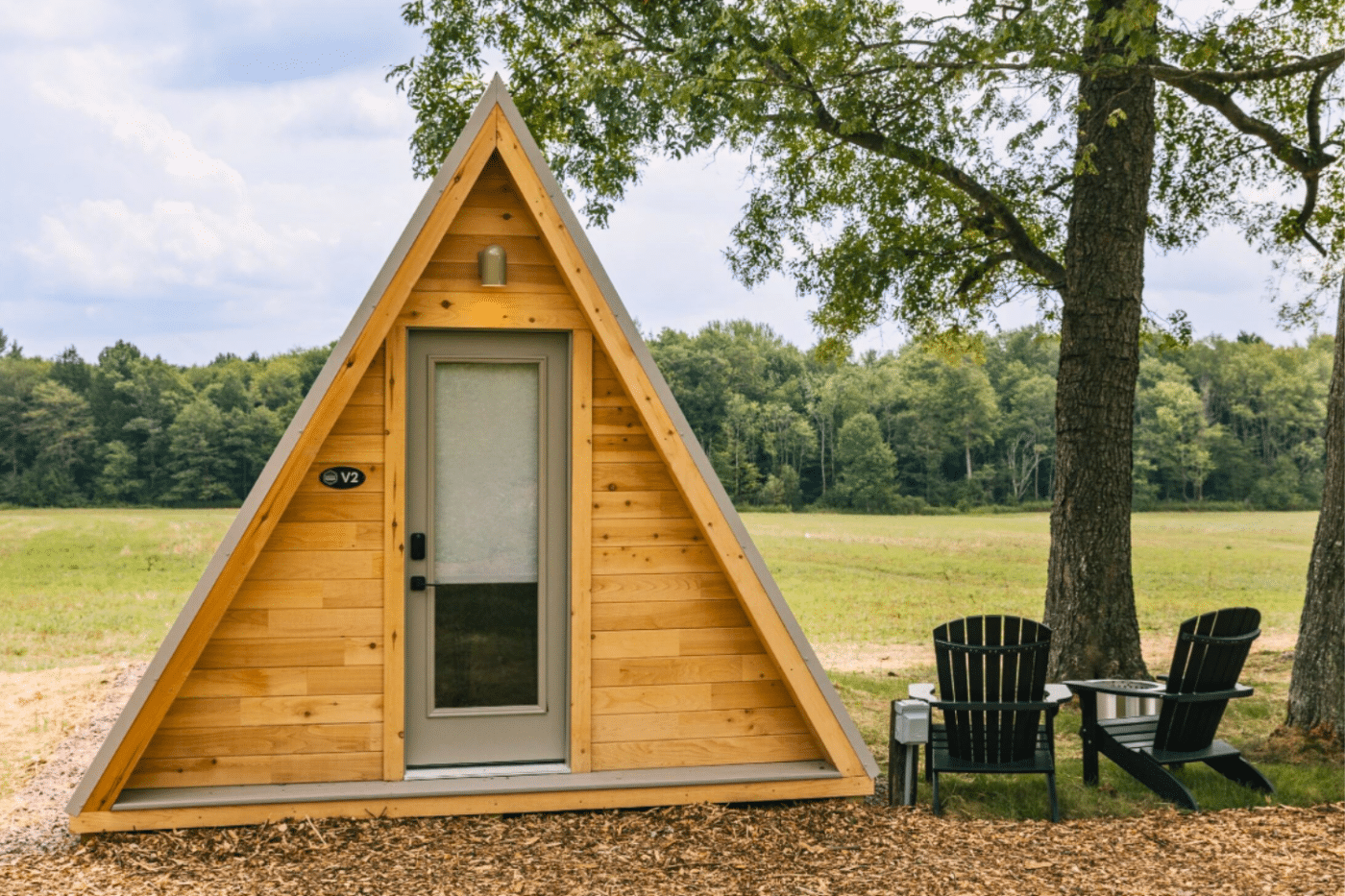 cozy vista camping pod by Psy Homes in Western Pa