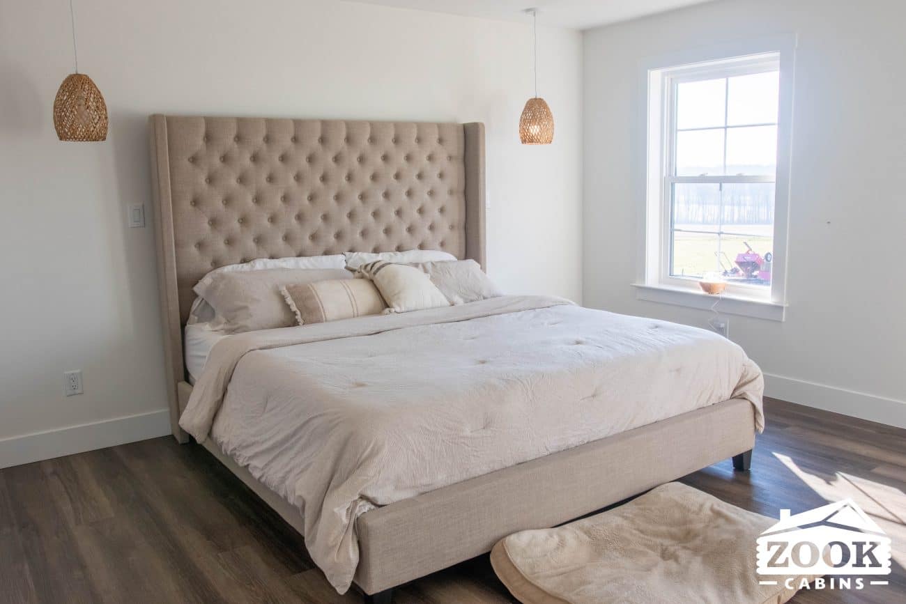 Homestead Modern Cabin Psy Homes Master Bed