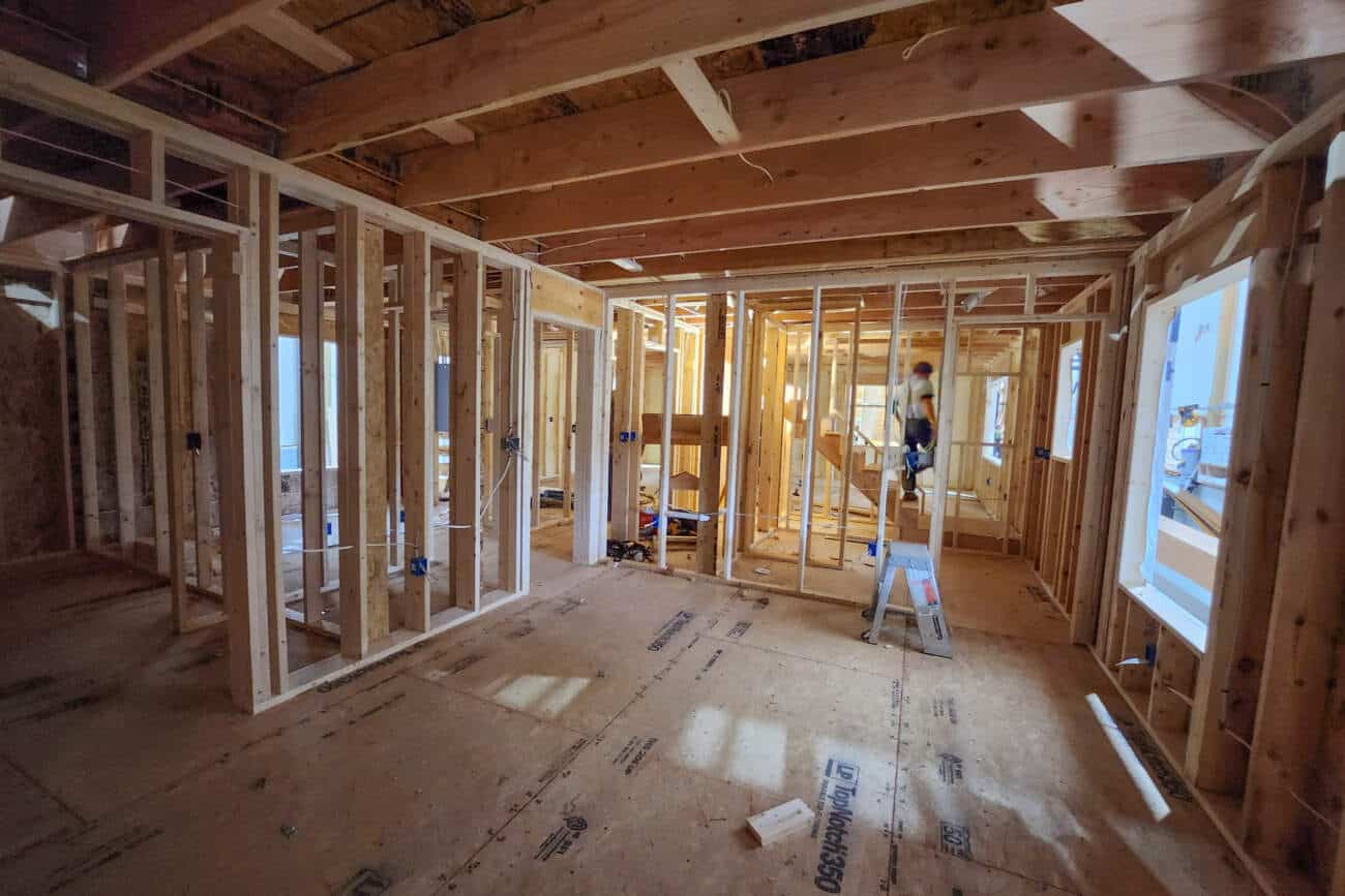 modern cabin interior