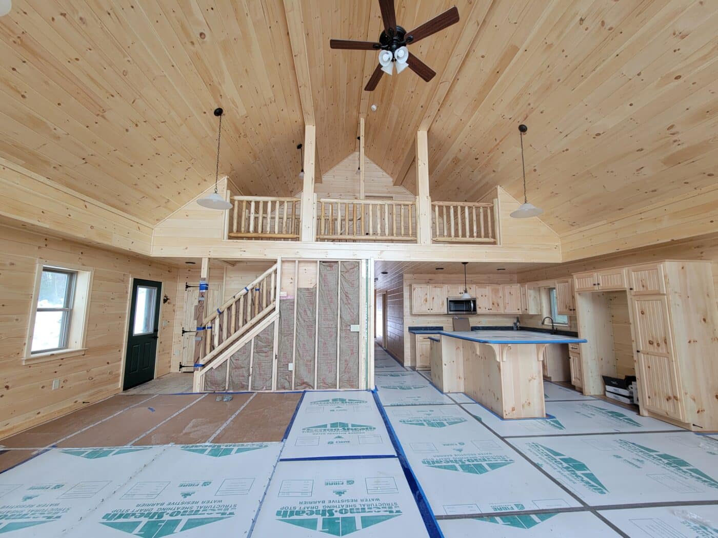 30′ x 52′ Chalet in Millinocket ME kitchen