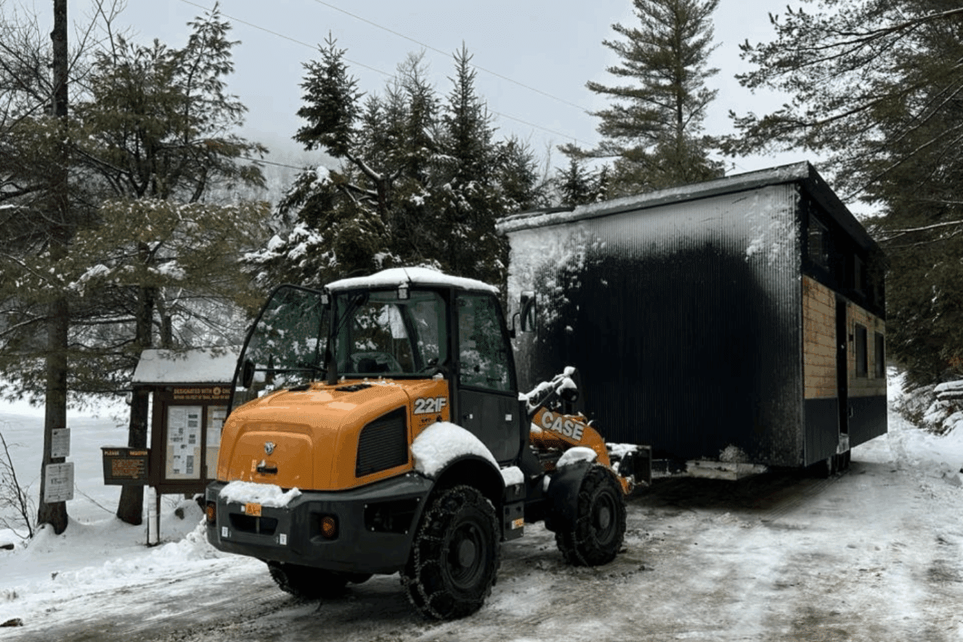 clear path required for park model delivery