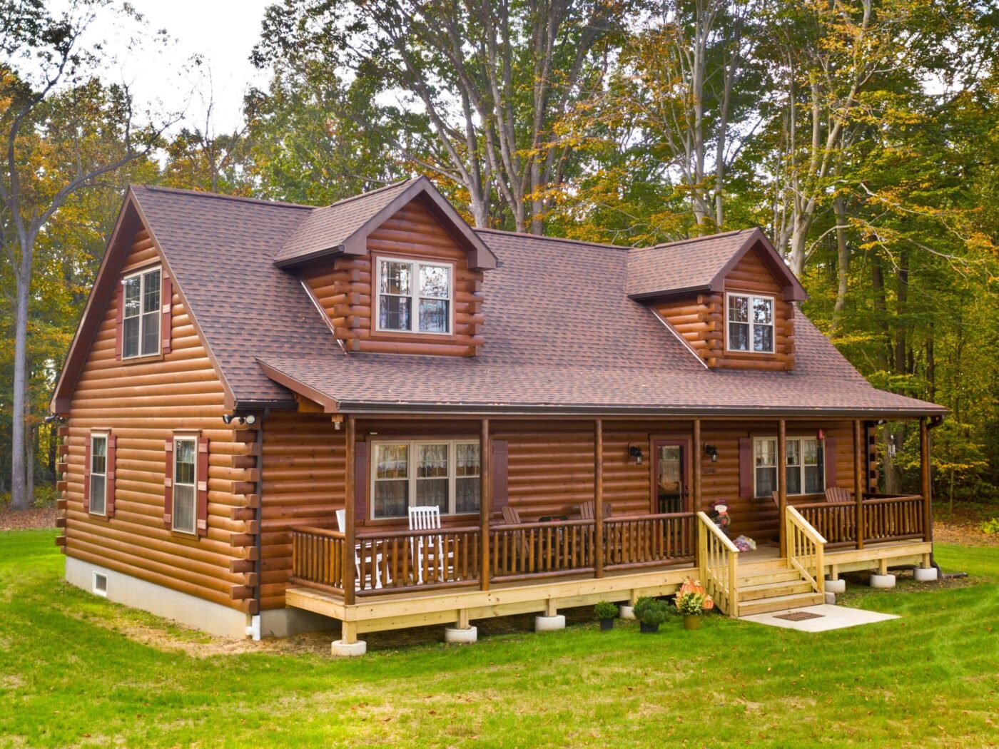mountaineer deluxe log cabin in Maryland