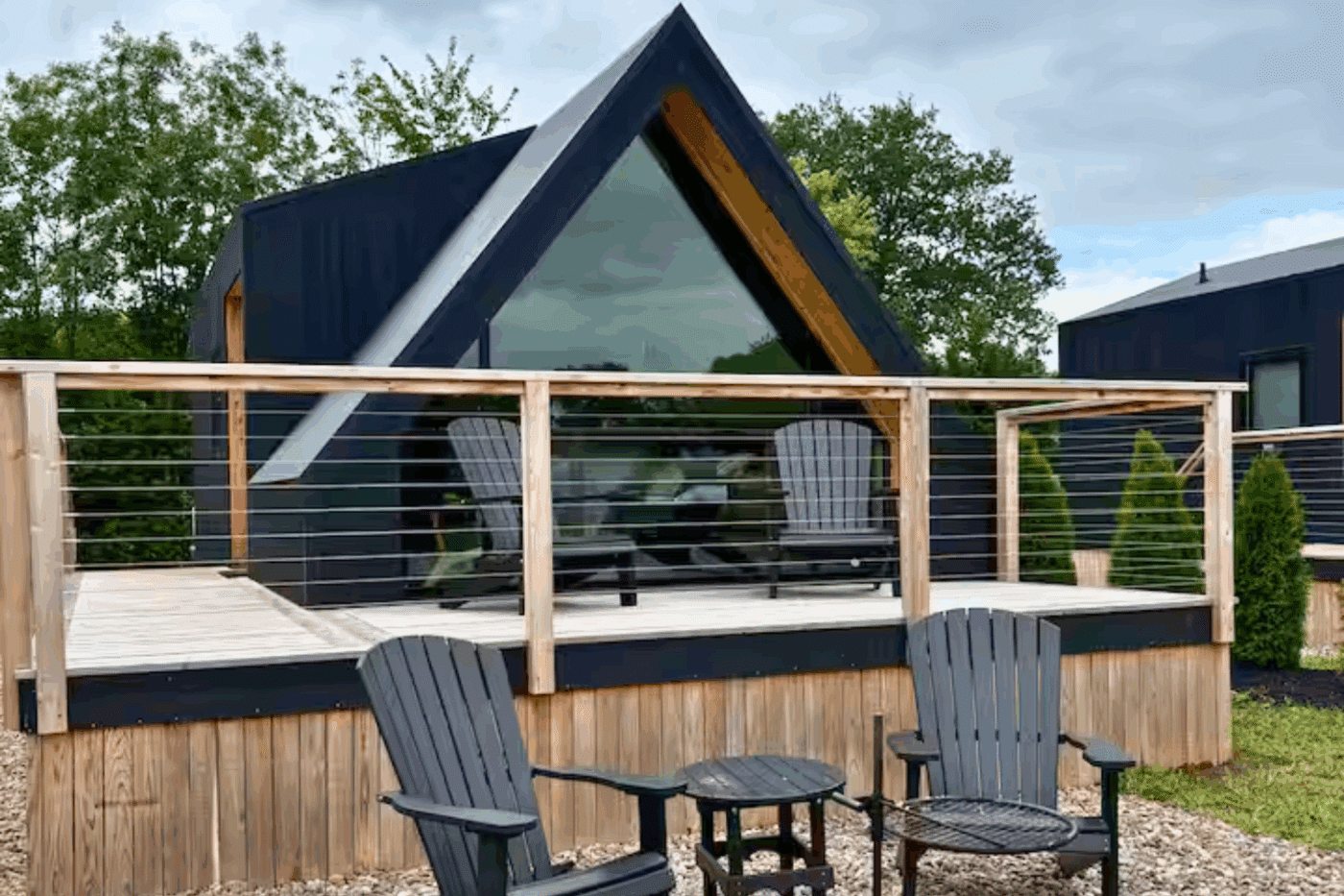 Red Run Resort site 141 located in New Holland Pa A Frame Studio park model tiny home