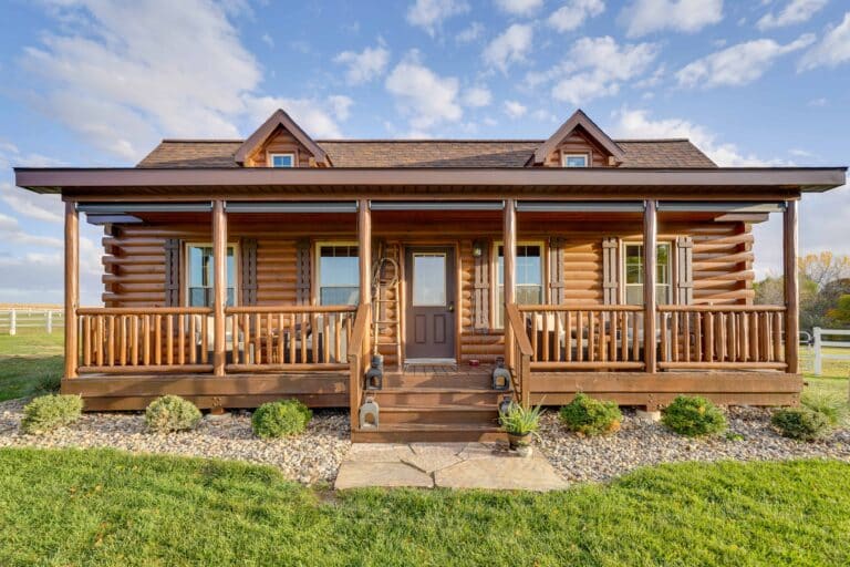 Plymouth Log Cabin in Adel Iowa 1