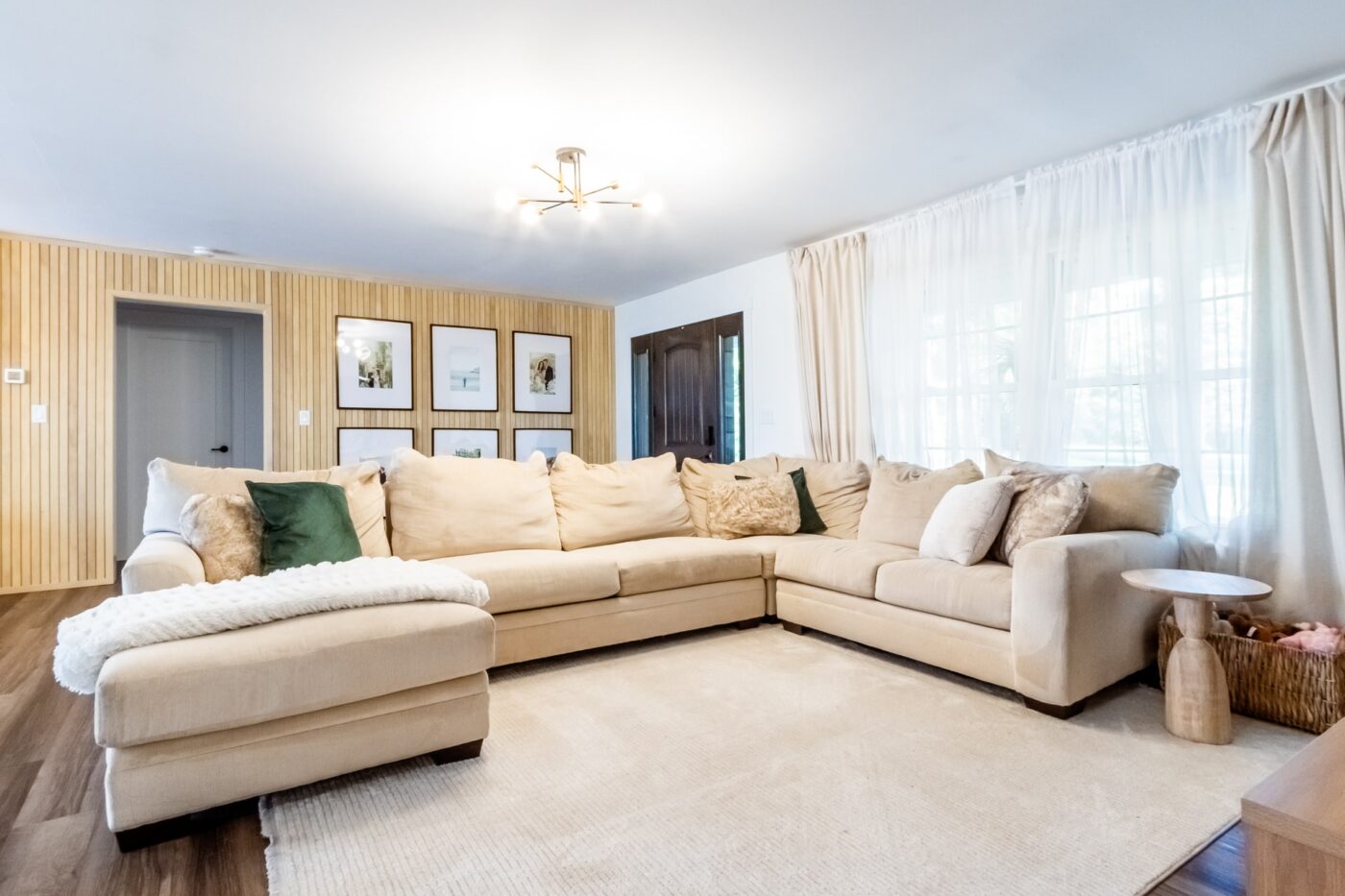 homestead modern cabin interior in Massachusetts