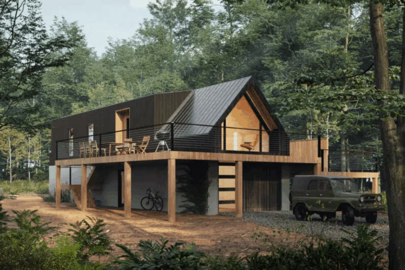 What is considered an ADU in Missouri A Frame ADU by Psy Homes