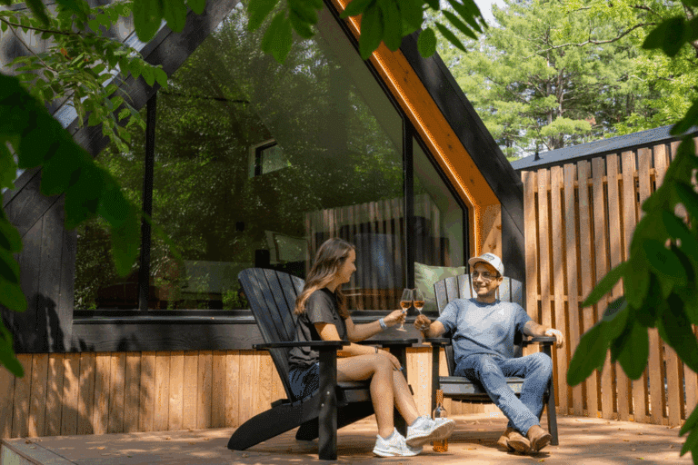 A Frame Studio Park Model in Alexandria Pa at Greene Hills Resort and Campground at Site 18