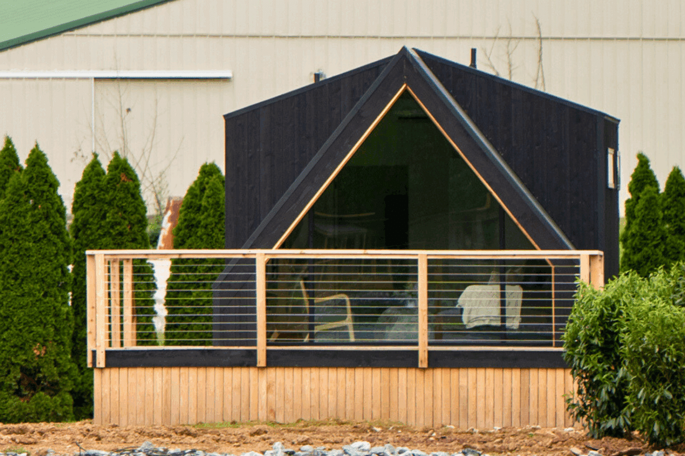 Red Run Resort site 140 located in New Holland Pa A Frame Studio park model tiny home