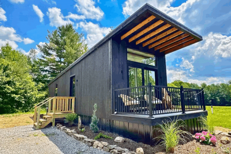 Rockwood park model tiny home in Weston VT