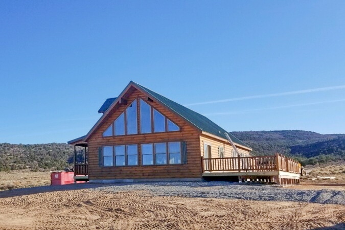 Glacier Log Cabin in Glade Park CO