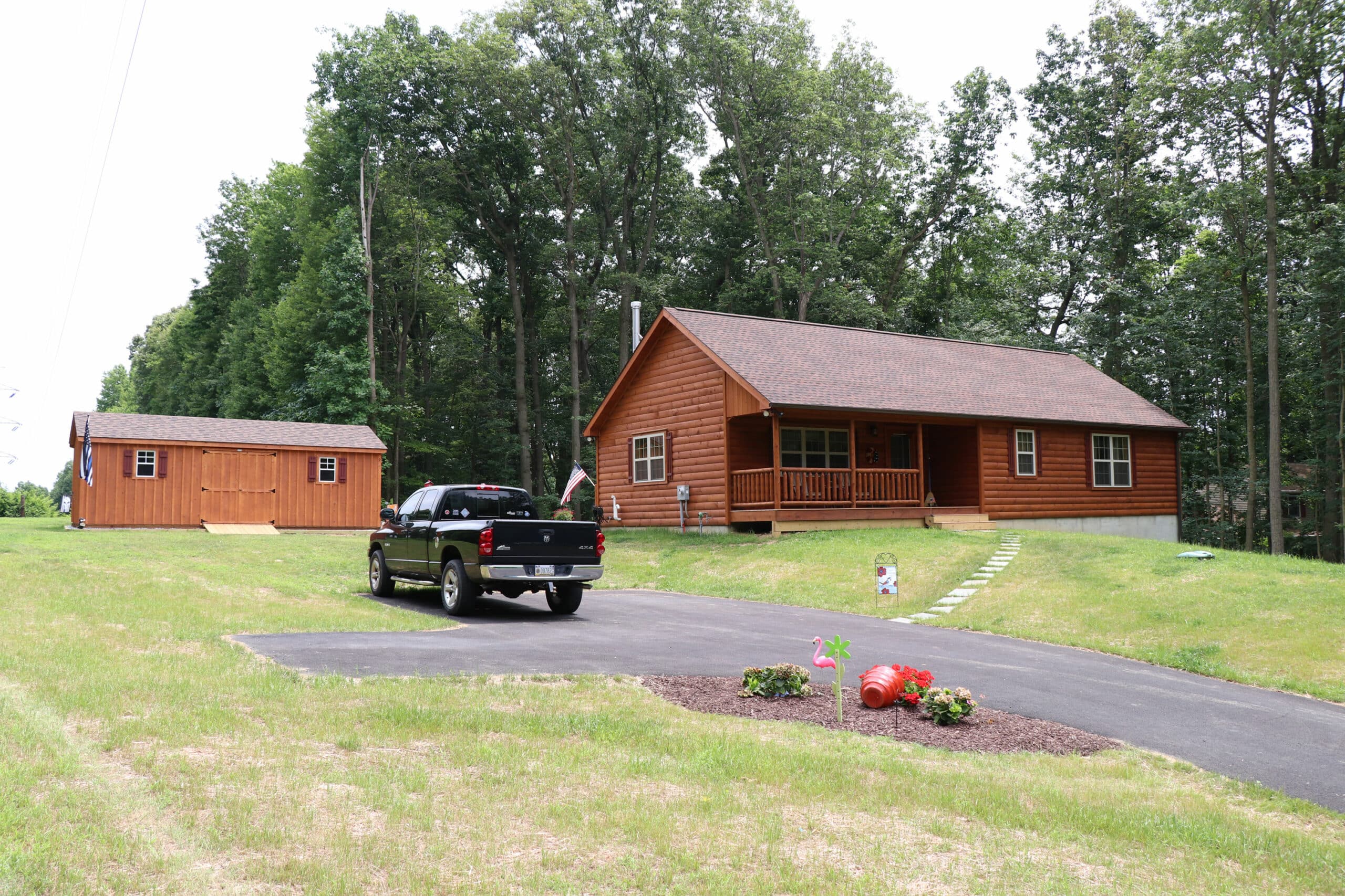 how to build a log cabin home