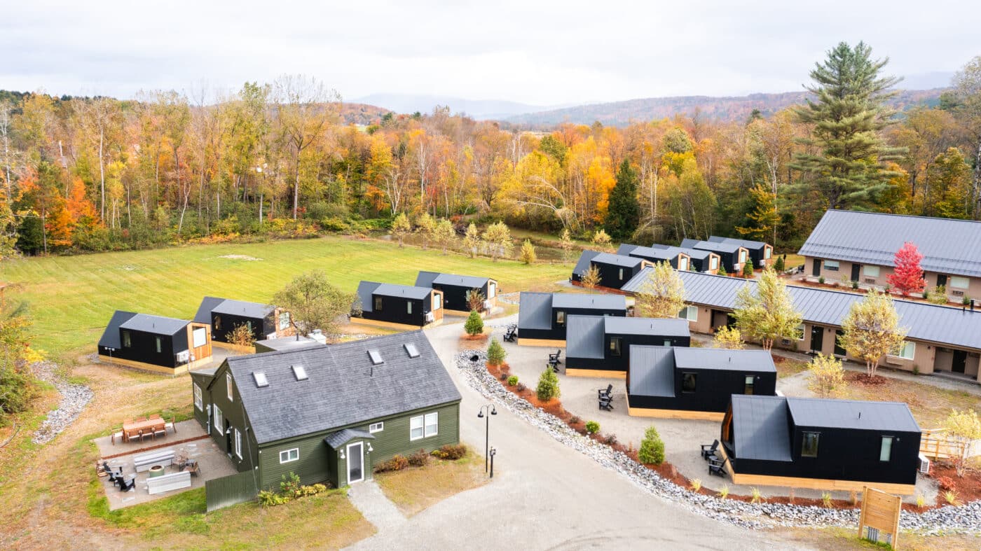 A Frame Park Models at Waterton Resort in Stowe VT 3