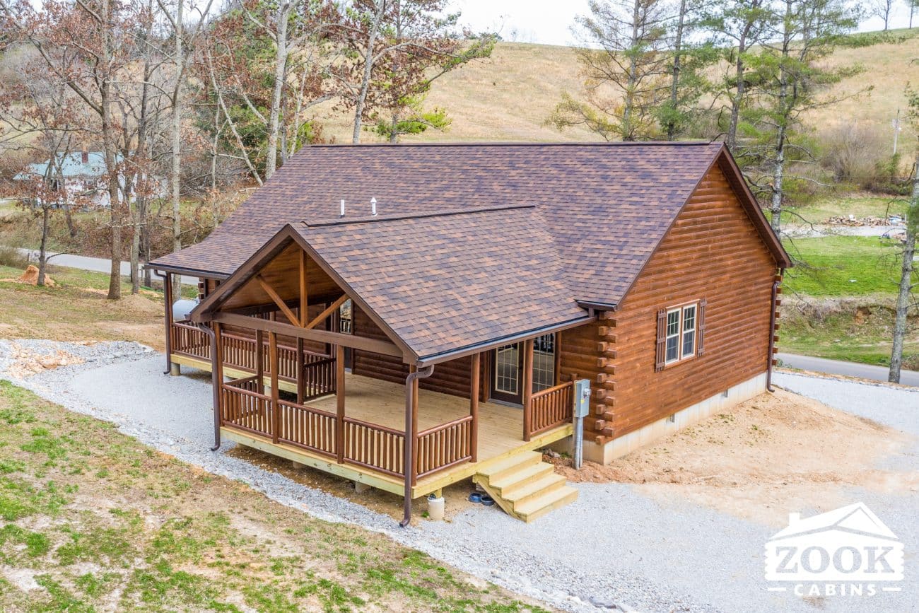 ranch style log cabins
